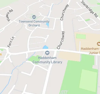 map for Haddenham Community Library