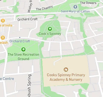 map for Spinney Pre-School