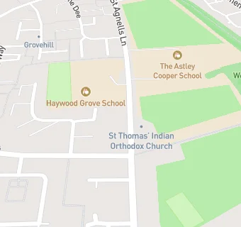 map for Maple Grove Primary School