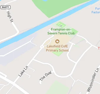 map for Lakefield CofE Primary School