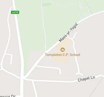 map for Templeton C P School