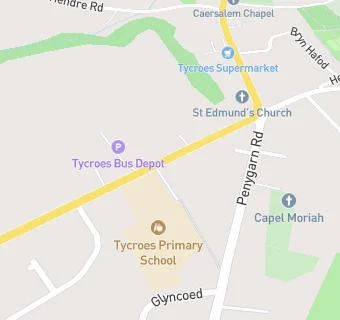 map for TYCROES COUNTY PRIMARY SCHOOL