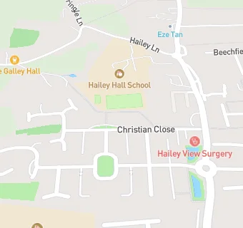 map for Hailey View Surgery