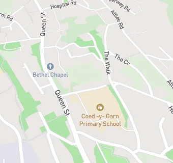 map for Coed -y- Garn Primary School