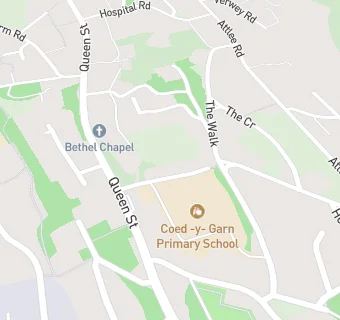 map for Coed y Garn Primary School