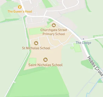 map for St Nicholas School