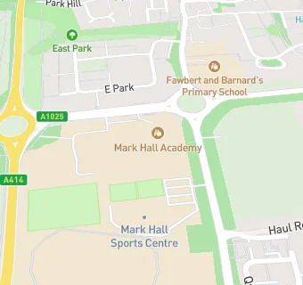 map for Mark Hall Specialist Sport College