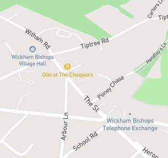 map for Mrs Salisbury's Of Wickham Bishops