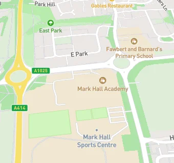 map for Mark Hall Academy