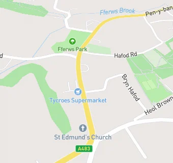 map for TYCROES SUPERMARKET