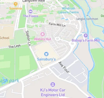 map for Starbucks Witney - Sainsbury's