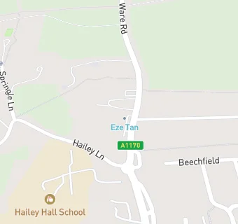 map for Hailey Service Station