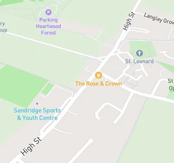 map for The Rose and Crown