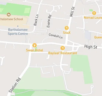 map for Eynsham Sports & Social Club