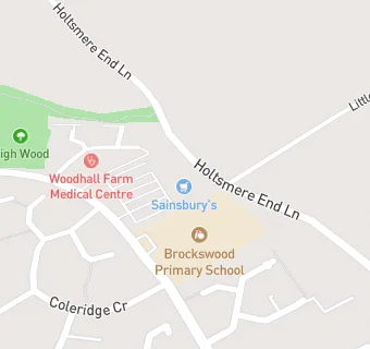 map for Woodhall Pharmacy