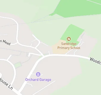 map for Sandridge School