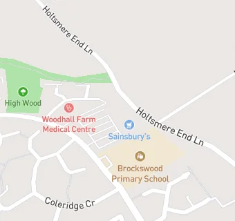 map for Woodhall Pharmacy