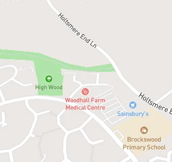 map for Woodhall Farm Medical Ctr