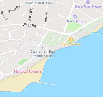 map for Toby Carvery