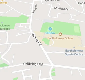 map for Bartholomew School