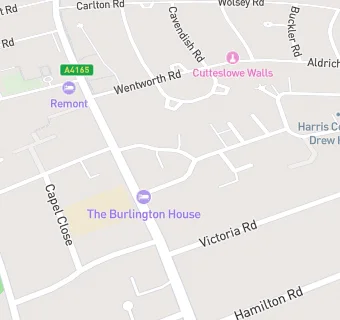 map for BUPA - Green Gates Nursing Home