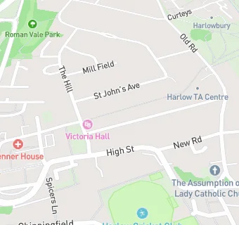 map for Victoria Hall Performing Arts Association