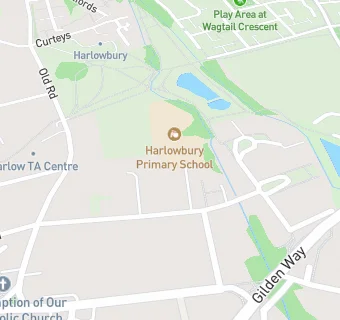 map for Harlowbury Primary School