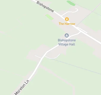 map for Bishopstone Village Hall