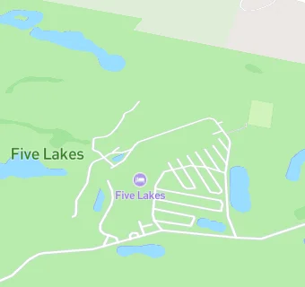 map for Potters Resort Five Lakes