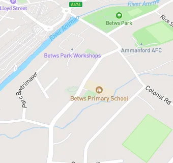 map for BETWS COUNTY PRIMARY SCHOOL