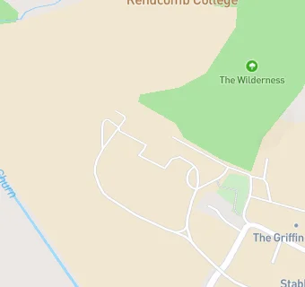 map for Rendcomb Post Office And Stores