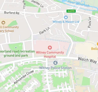 map for Witney Community Hospital