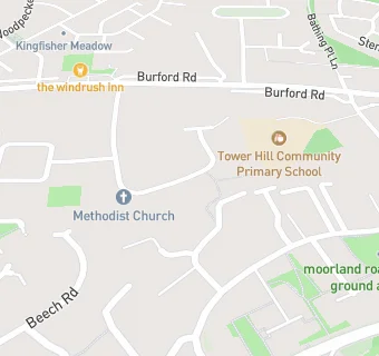 map for Davenport Road Methodist Church