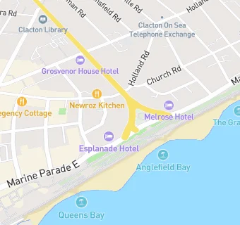 map for Esplanade Hotel