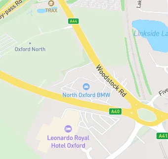 map for North Oxford BMW