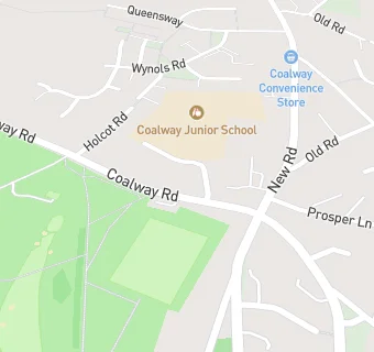 map for Coalway Early Years