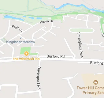 map for The Windrush Inn