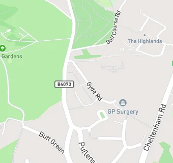 map for Painswick Surgery