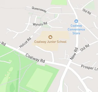 map for Coalway Community Infant School