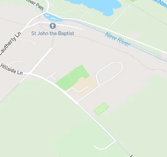 map for St John the Baptist Voluntary Aided Church of England Primary School