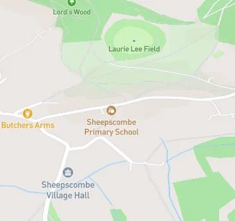 map for Sheepscombe Primary School