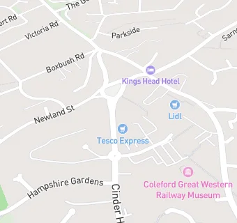 map for Tesco Express