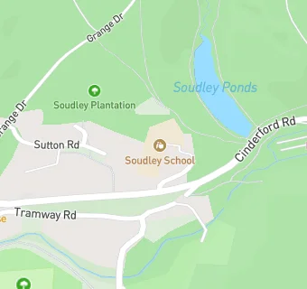 map for Soudley School