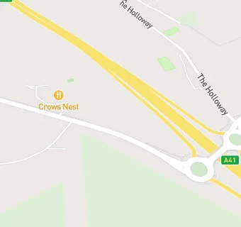 map for Crow's Nest Beefeater & Tring Premier Inn