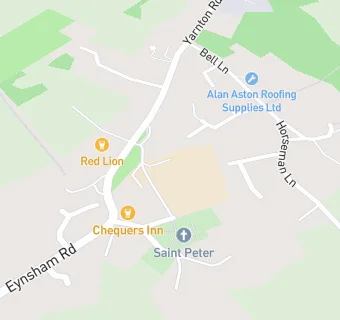 map for St Peter's Church of England Primary School, Cassington