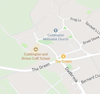 map for Cuddington and Dinton CofE School