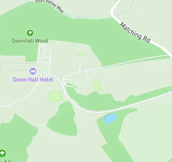 map for Down Hall Country House Hotel