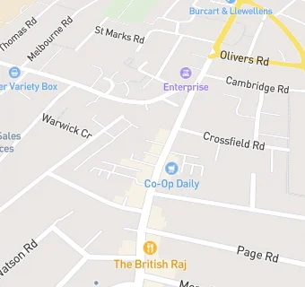 map for Old Road Surgery