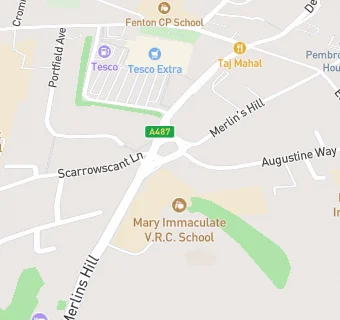 map for Mary Immaculate RC School