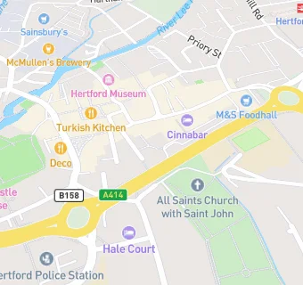 map for Hertford House Hotel